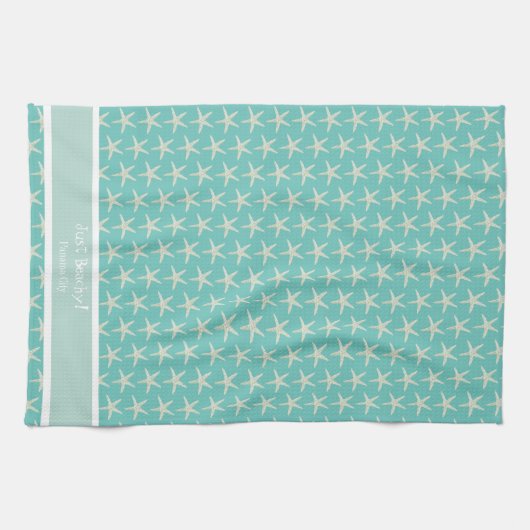 Linge De Cuisine Watercolor Starfish Pattern (Horizontal)