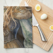 Linge De Cuisine Watercolour Forest Princess (Quart Plié)