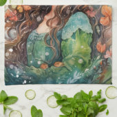 Linge De Cuisine Watercolour Forest Princess (Plié)