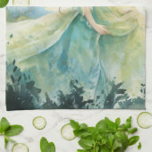Linge De Cuisine Watercolour Forest Princess (Plié)