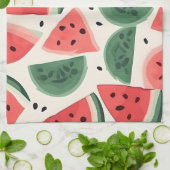 Linge De Cuisine Watermelon Motif sans couture Arrière - plan (Plié)