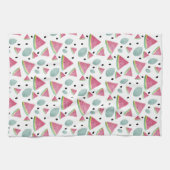 Linge De Cuisine Watermelon Slices Aquarelle Peinte à la main (Horizontal)