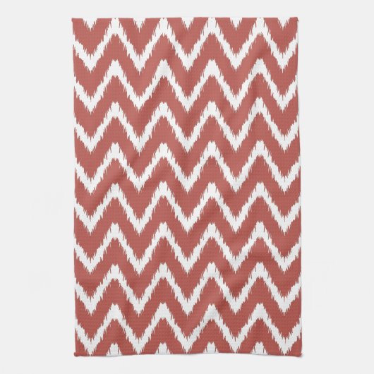 Linge De Cuisine Watermelon Southern Cottage Chevrons (Vertical)