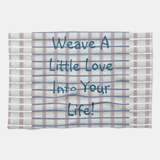Linge De Cuisine Weave Love   (Horizontal)