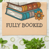 Linge De Cuisine Week-end Les Amateurs De Livre Entièrement Réservé (Plié)