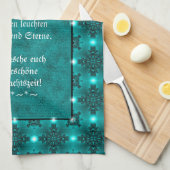 Linge De Cuisine Weihnachtsgedicht Deutsch, Ajouter Votre Texte (Quart Plié)