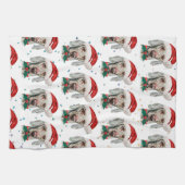 Linge De Cuisine Weimaraner Chien race Étoiles de Noël (Horizontal)