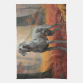 Linge De Cuisine Weimaraner en automne Leaves automne Inspire (Vertical)
