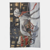 Linge De Cuisine Weimaraner Festin de Noël (Vertical)