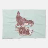 Linge De Cuisine Weka Bird Lire un livre (Horizontal)