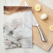 Linge De Cuisine Welsh Terrier Laisser Neige Noël (Quart Plié)