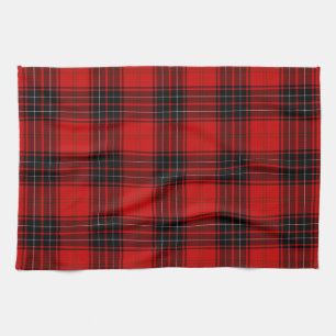 Linge De Cuisine Wemyss tartan rouge noir plaid