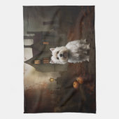 Linge De Cuisine West Highland White Terrier Halloween effrayant (Vertical)