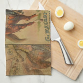 Linge De Cuisine Western Buffalo Bill Wild West (Quart Plié)