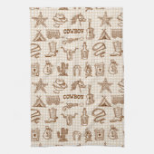 Linge De Cuisine Western Cow-boy (Vertical)