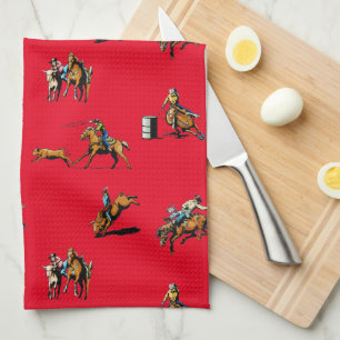 Linge De Cuisine Western Rodeo Événements Cowboys Cowgirls N'IMPORT