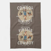 Linge De Cuisine Western Rodeo Vintage Cowboy (Vertical)