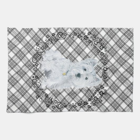 Linge De Cuisine Westie (Horizontal)