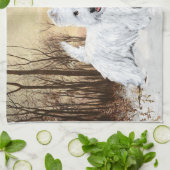 Linge De Cuisine Westie à Twilight (Plié)