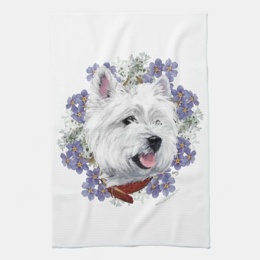 Linge De Cuisine Westie Ne m'oublie pas (Vertical)