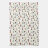 Linge De Cuisine Westies blanches avec accessoires Whimsical (Vertical)
