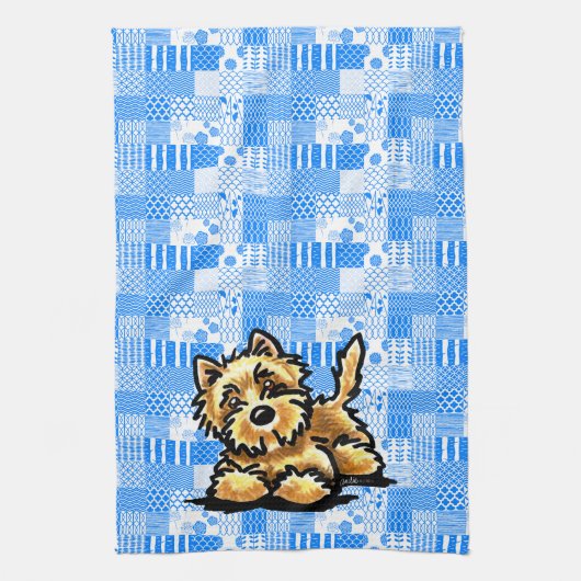 Linge De Cuisine Wheaten Cairn Terrier (Vertical)