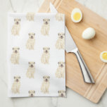 Linge De Cuisine Wheaten Terrier<br><div class="desc">J'aime ce motif doux d'une illustration d'aquarelle de chien terrier à peau douce enrobée parce qu'il est assez classique pour servir comme un neutre, tout en pop comme une pièce autonome! C'est l'ajout parfait à n'importe quelle chambre familiale, garderie, bureau, ou même la grotte homme! Pour les cadeaux les plus...</div>