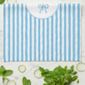 Linge De Cuisine Whimsical Blue White Stripe Preppy (Plié)