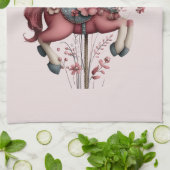 Linge De Cuisine Whimsical Carousel Horse Image (Plié)