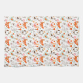 Linge De Cuisine Whimsical Chickens Hens Cute Bird Pattern (Horizontal)