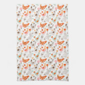 Linge De Cuisine Whimsical Chickens Hens Cute Bird Pattern (Vertical)