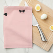 Linge De Cuisine Whimsical pink pig cute Farm Animal (Quart Plié)