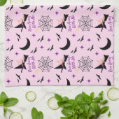 Linge De Cuisine Whimsical "Run Away With Me" Halloween Witch & Bat (Plié)