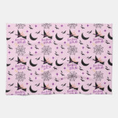 Linge De Cuisine Whimsical "Run Away With Me" Halloween Witch & Bat (Horizontal)