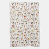 Linge De Cuisine Whimsical Woodland Champhrooms Motif (Vertical)