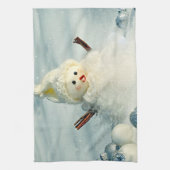Linge De Cuisine Whimy Snowman hiver (Vertical)