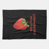 Linge De Cuisine Whisperer aux fraises (Horizontal)