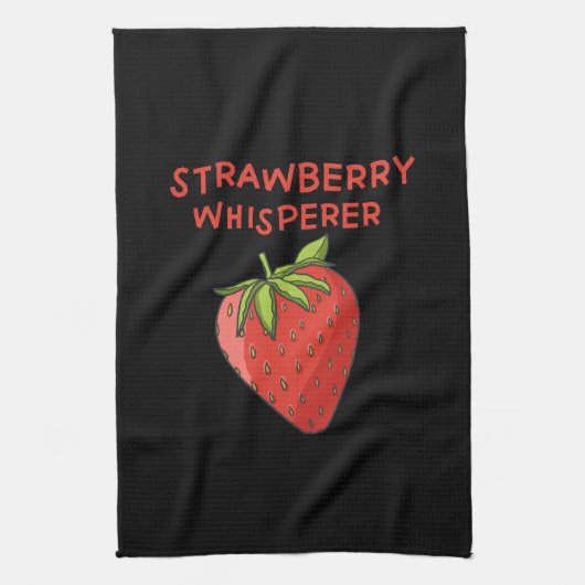 Linge De Cuisine Whisperer aux fraises (Vertical)
