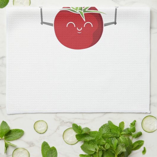 Linge De Cuisine Whisperer tomate (Plié)