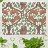 Linge De Cuisine Whispers/Chouettes et écureuils des bois dans le c (Plié)