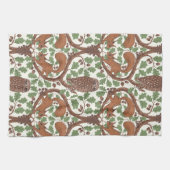 Linge De Cuisine Whispers/Chouettes et écureuils des bois dans le c (Horizontal)