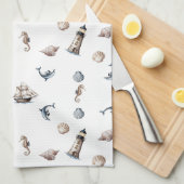 Linge De Cuisine Whispers Océaniques ! (Quart Plié)