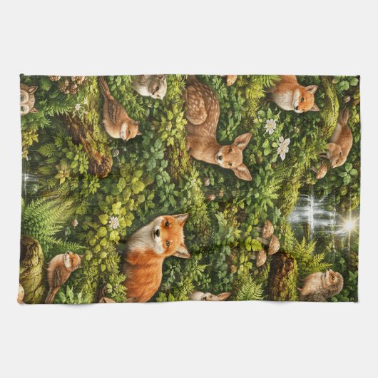 Linge De Cuisine Whispers of the Forest (Horizontal)