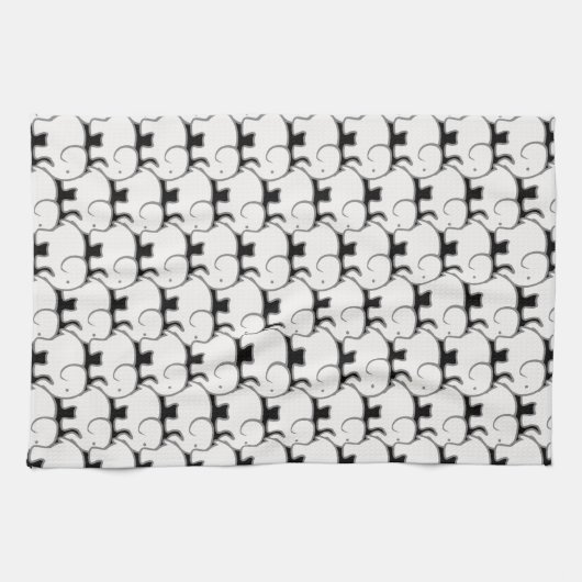 Linge De Cuisine White Elephant  (Horizontal)