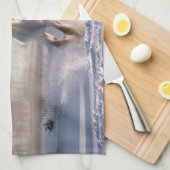 Linge De Cuisine White Horse Galloping (Quart Plié)