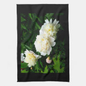 Linge De Cuisine White Peony Trio (Vertical)