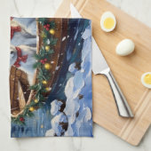 Linge De Cuisine White Samoyed Christmas Boat Holiday (Quart Plié)