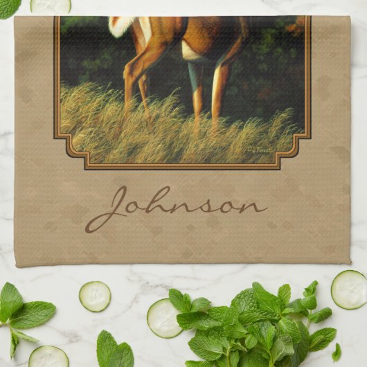 Linge De Cuisine Whitetail Buck (Plié)