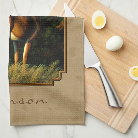 Linge De Cuisine Whitetail Buck (Quart Plié)