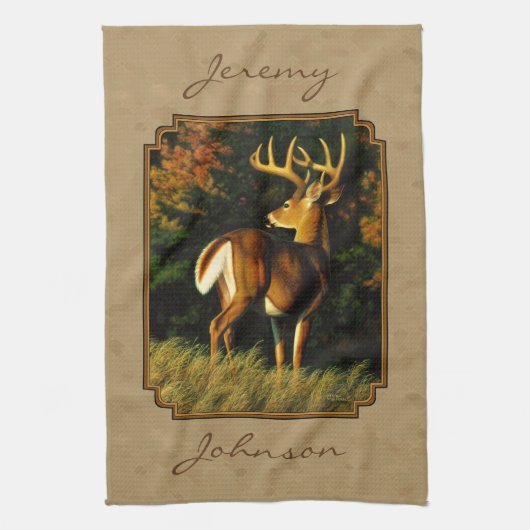 Linge De Cuisine Whitetail Buck (Vertical)